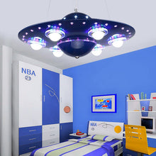 Load image into Gallery viewer, Kids solid pine wood ceiling light, packaging and installation guide