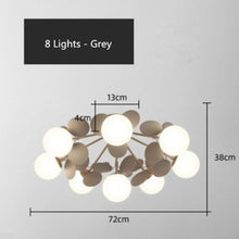 Load image into Gallery viewer, Children's LED Ceiling Light — Multi-Leaf Design, Warm White, Kids Bedroom