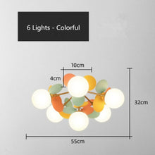 Load image into Gallery viewer, Children's LED Ceiling Light — Multi-Leaf Design, Warm White, Kids Bedroom