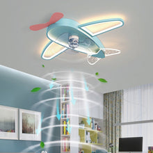 Load image into Gallery viewer, Bedroom study ceiling fan light lamp