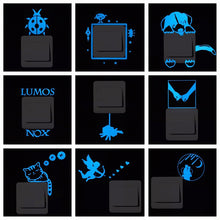 Load image into Gallery viewer, Glow-in-the-dark wall stickers for kids, star pattern, glowing blue