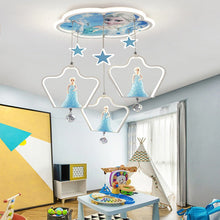 Load image into Gallery viewer, Children's LED chandelier, D48cm, installed in kids study room