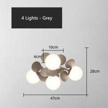 Load image into Gallery viewer, Children's multi-leaf LED ceiling light, installed in playroom