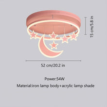 Load image into Gallery viewer, Star LED ceiling light, D50cm, star cutout pattern close-up