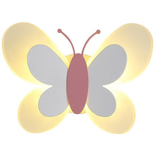Load image into Gallery viewer, Butterfly LED wall light, size comparison with hand