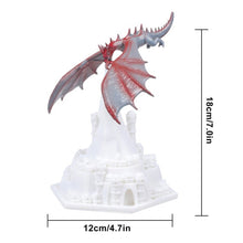 Load image into Gallery viewer, 3D fire-breathing dragon LED lamp, purple mode, desk placement