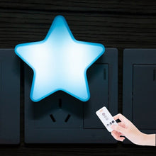 Load image into Gallery viewer, Star LED night light, colour changing remote control