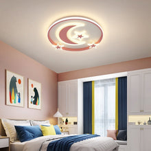 Load image into Gallery viewer, Children's LED ceiling light, remote control and product overview