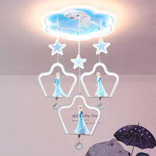 Load image into Gallery viewer, Children's LED chandelier, D48cm, educational design close-up