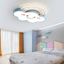 Load image into Gallery viewer, Children's dimmable LED ceiling light, pink, product overview