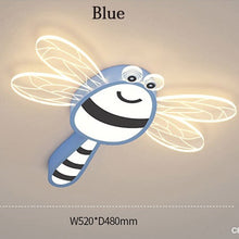 Load image into Gallery viewer, Children's LED ceiling light with music, cartoon design close-up