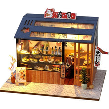 Load image into Gallery viewer, DIY miniature dollhouse kit, instruction manual and tool overview