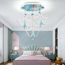 Load image into Gallery viewer, Children's LED learning chandelier, packaging and installation guide