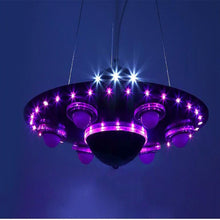 Load image into Gallery viewer, Kids pine wood ceiling light, remote control and product overview