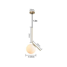 Load image into Gallery viewer, Tierralta LED Floor Lamp — Gold Frame, Frosted Glass Ball Shade, Multiple Models