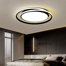 Load image into Gallery viewer, Santo André round LED flush ceiling light, size chart, multiple diameters