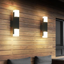 Load image into Gallery viewer, Iguala Outdoor LED Wall Light — IP54, Single or Double Head, Motion Sensor Option