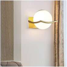 Load image into Gallery viewer, Itacoatiara LED wall light in chrome, moon shape, illuminated