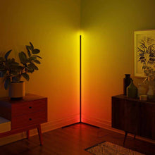 Load image into Gallery viewer, Infinity LED Arc Floor Lamp — Remote Dimmable, RGB, Black or White, H142cm