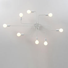 Load image into Gallery viewer, Braga multi-head ceiling light, individual cage shade close-up