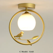 Load image into Gallery viewer, Eliora — Scandinavian LED Ceiling Light, Frosted Glass, Iron & Glass, 3 Models