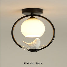 Load image into Gallery viewer, Eliora — Scandinavian LED Ceiling Light, Frosted Glass, Iron & Glass, 3 Models