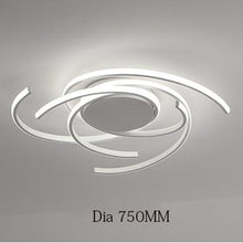 Load image into Gallery viewer, Claire — Square or Round LED Ceiling Light, Remote Dimmable, Black, W25–26cm