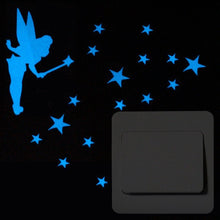 Load image into Gallery viewer, Glow-in-the-Dark Wall Stickers for Kids — Fluorescent Bedroom Decor