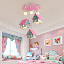 Load image into Gallery viewer, Children's large LED ceiling light, packaging and installation guide
