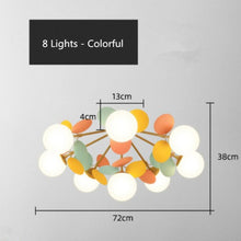 Load image into Gallery viewer, Children's LED Ceiling Light — Multi-Leaf Design, Warm White, Kids Bedroom
