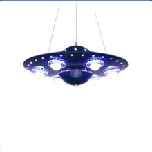 Load image into Gallery viewer, Kids solid pine wood ceiling light, UFO design, remote control, W50cm
