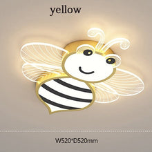 Load image into Gallery viewer, Children's musical LED ceiling light, front view, cartoon pattern
