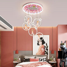 Load image into Gallery viewer, Children's adjustable LED floor lamp, remote dimmable, front view
