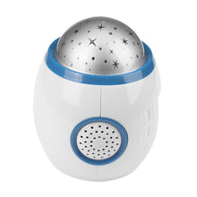 Load image into Gallery viewer, Star projector, night sky effect on bedroom ceiling, blue stars
