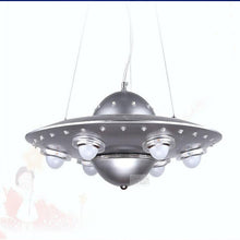 Load image into Gallery viewer, Kids pine wood LED ceiling light, W50cm, installed in bedroom
