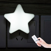 Load image into Gallery viewer, Star LED night light, wall-mounted option, kids bedroom
