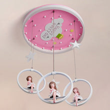 Load image into Gallery viewer, Children's LED floor lamp, adjustable height, kids bedroom setting
