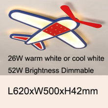 Load image into Gallery viewer, Kids LED ceiling light, W78cm, ceiling installation close-up

