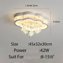 Load image into Gallery viewer, Large modern LED ceiling light for kids, ceiling mount detail
