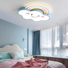 Load image into Gallery viewer, Children's pink LED ceiling light, remote control, colour changing
