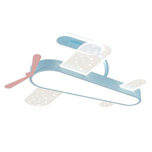 Load image into Gallery viewer, Aeroplane LED ceiling light, ceiling bracket and canopy detail
