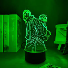 Load image into Gallery viewer, Tokyo Revengers Baji anime LED night light, 16-colour, full glow view
