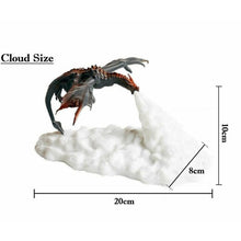 Load image into Gallery viewer, 3D dragon LED lamp, remote control included, product overview

