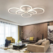 Load image into Gallery viewer, Castelo LED ceiling light, 3 shape options comparison chart
