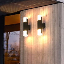 Load image into Gallery viewer, Iguala Outdoor LED Wall Light — IP54, Single or Double Head, Motion Sensor Option
