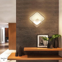 Load image into Gallery viewer, Mairiporã LED wall light, close-up of circular frame and diffuser
