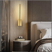 Load image into Gallery viewer, Fazenda Rio Grande LED wall light, 2 size comparison, gold finish
