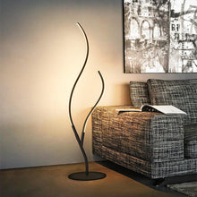 Load image into Gallery viewer, Ciénaga Art Deco LED Floor Lamp — Dimmable Remote, H145cm, White
