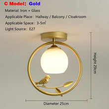 Load image into Gallery viewer, Eliora LED ceiling light, side profile showing frosted glass shade

