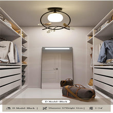 Load image into Gallery viewer, Eliora — Scandinavian LED Ceiling Light, Frosted Glass, Iron &amp; Glass, 3 Models
